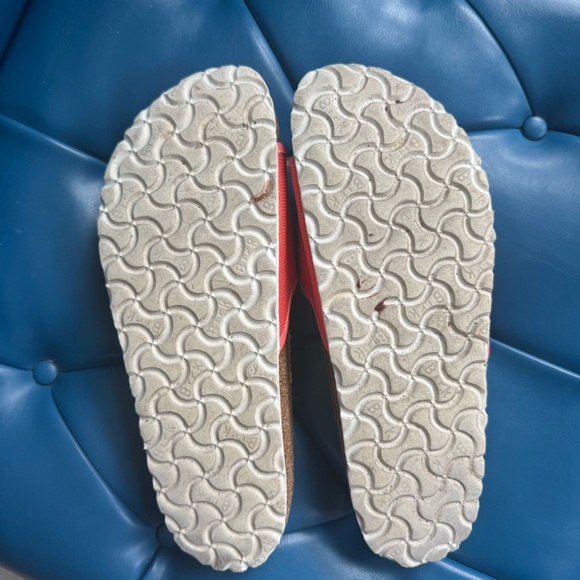 Birkenstock bright Coral Velcro Sandal sz41 - Picture 14 of 16